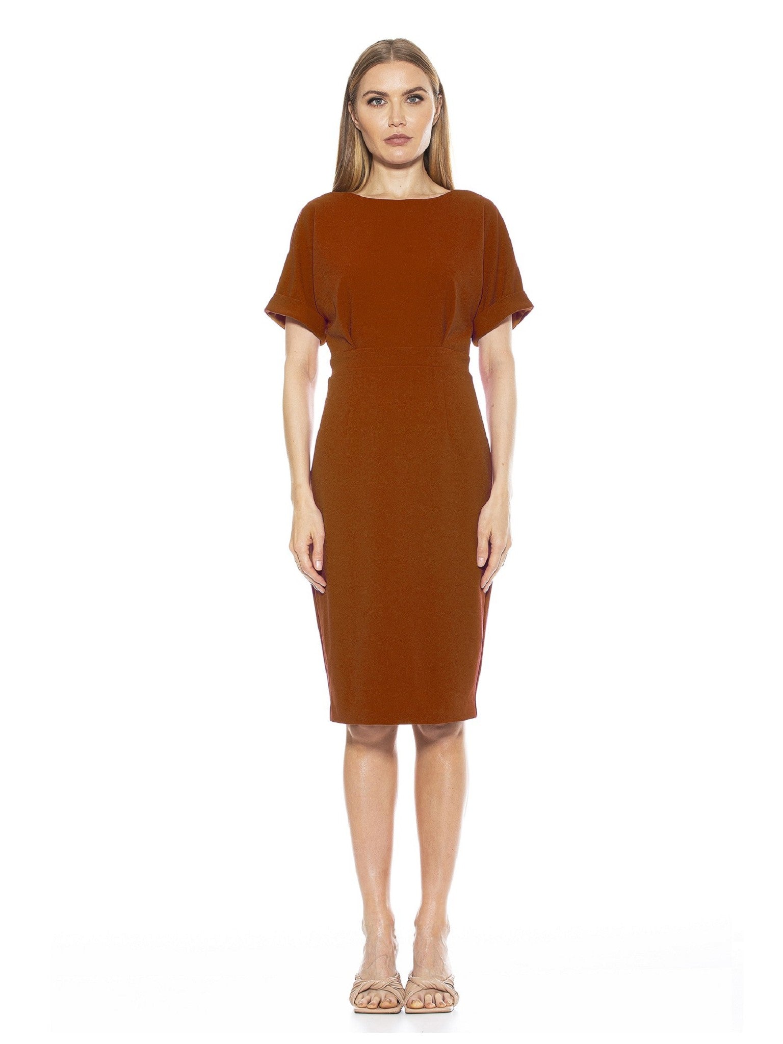 Jacqueline Dolman Sleeve Sheath - ALEXIA ADMOR