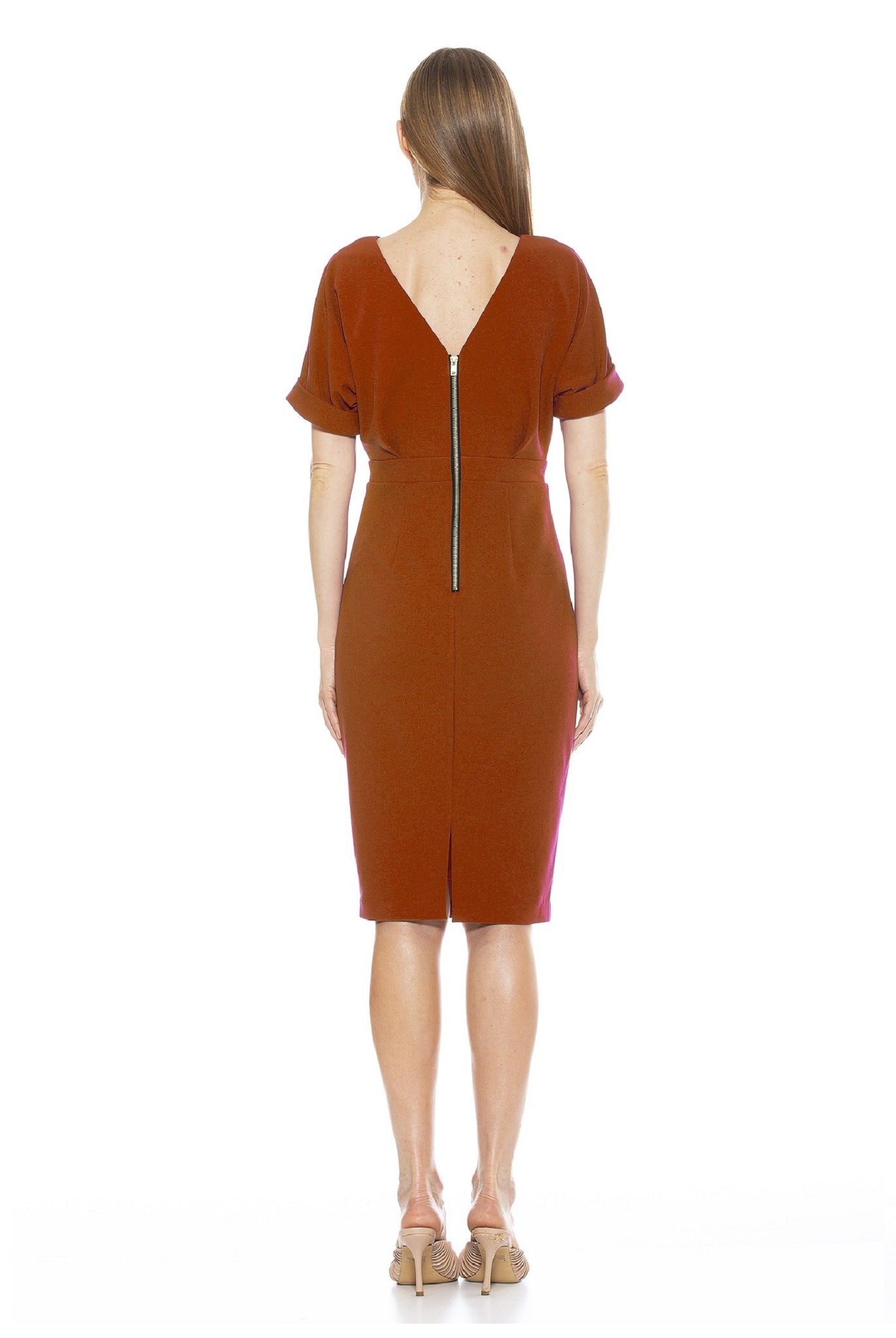 Jacqueline Dolman Sleeve Sheath - ALEXIA ADMOR
