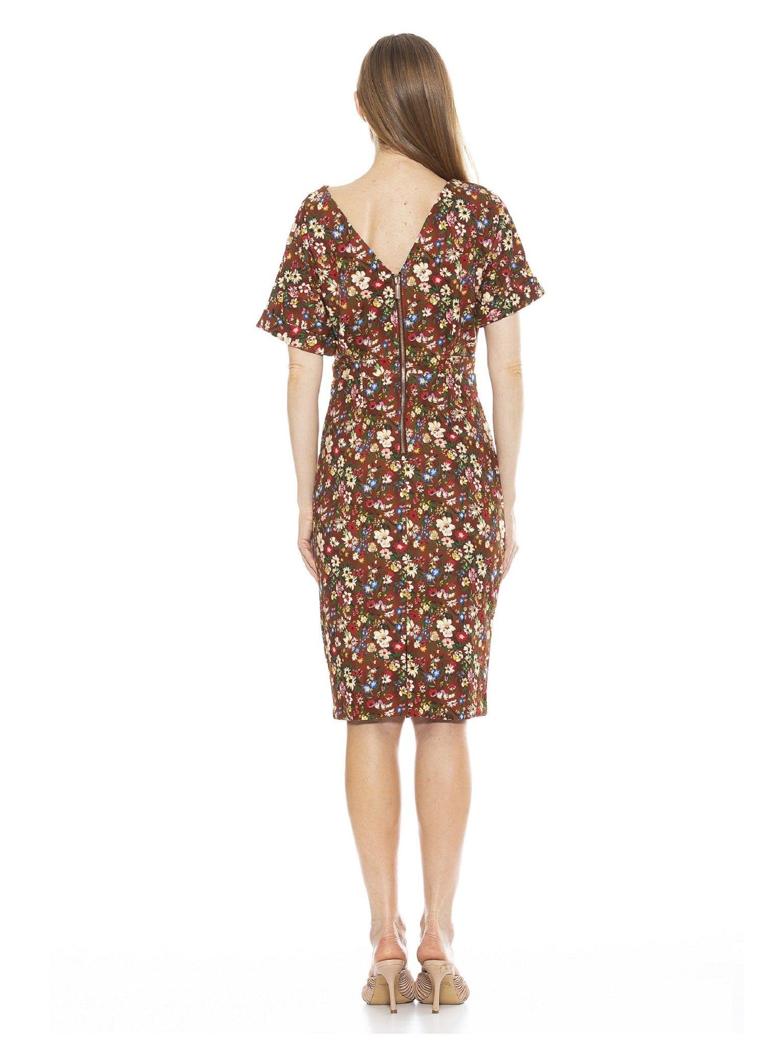 Jacqueline Dolman Sleeve Sheath - ALEXIA ADMOR