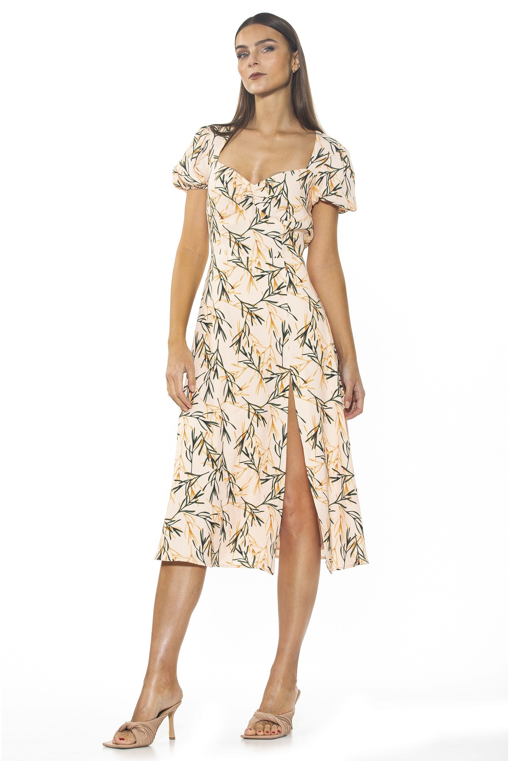 Gracie Sweetheart Print Dress - ALEXIA ADMOR