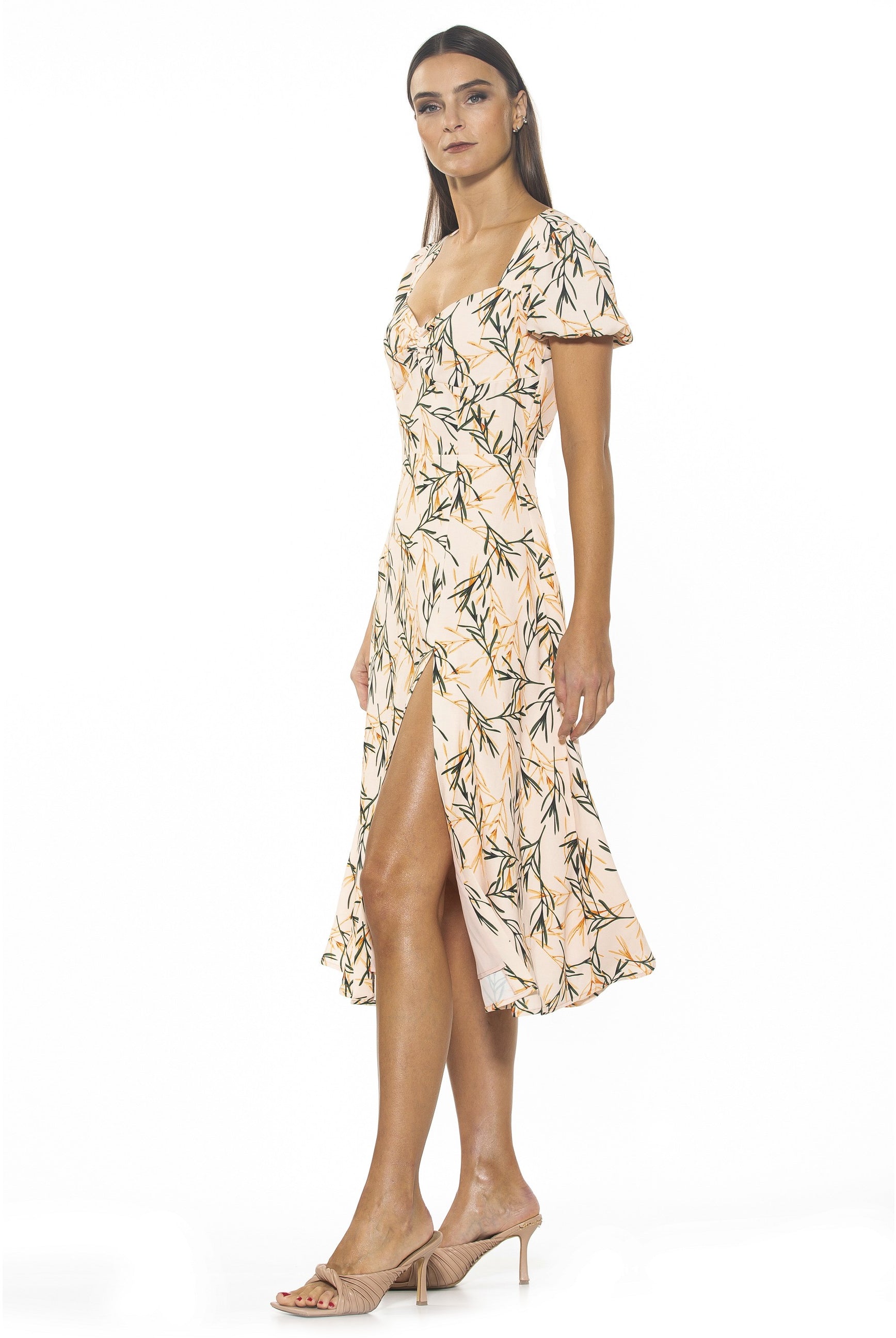 Gracie Sweetheart Print Dress - ALEXIA ADMOR