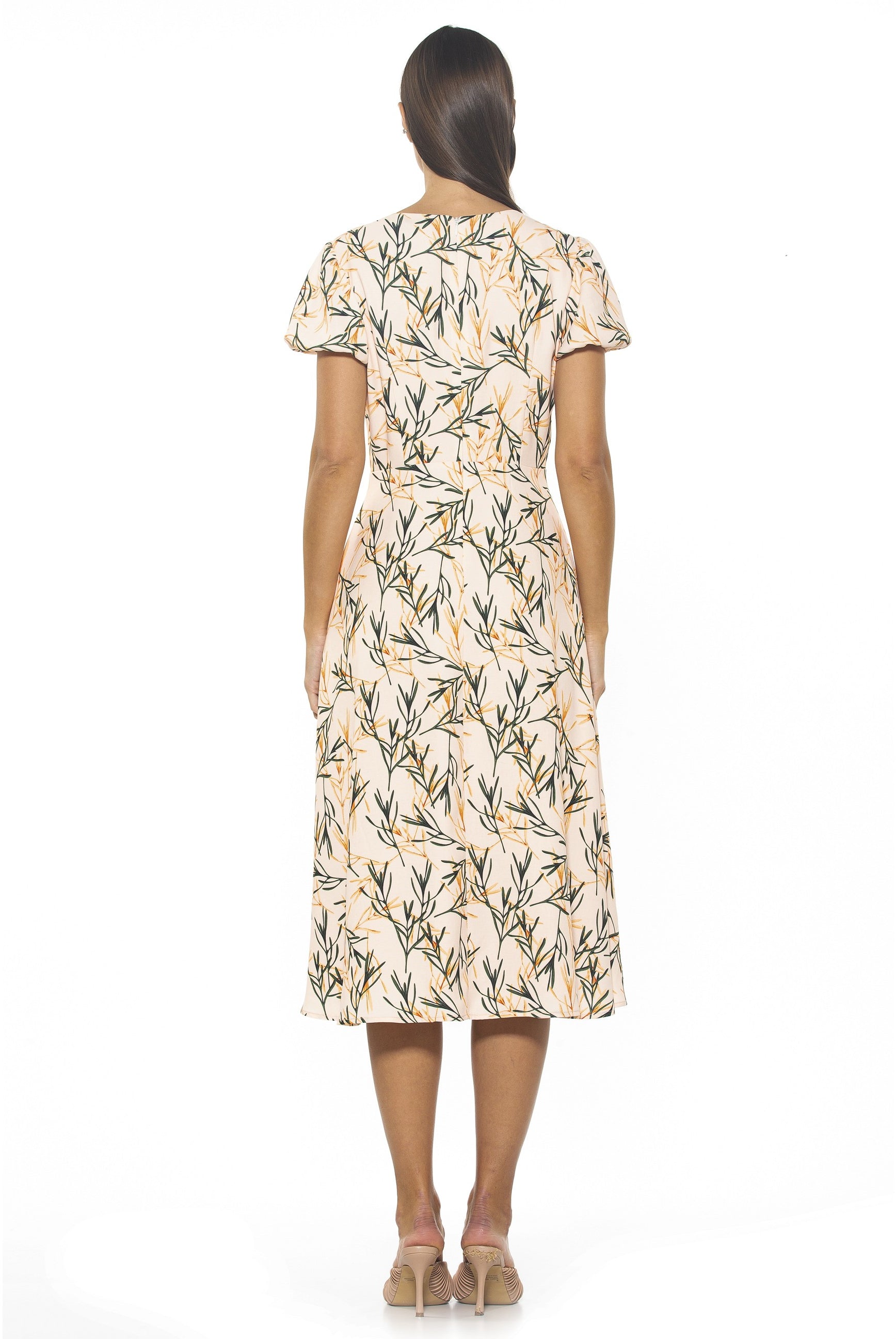 Gracie Sweetheart Print Dress - ALEXIA ADMOR