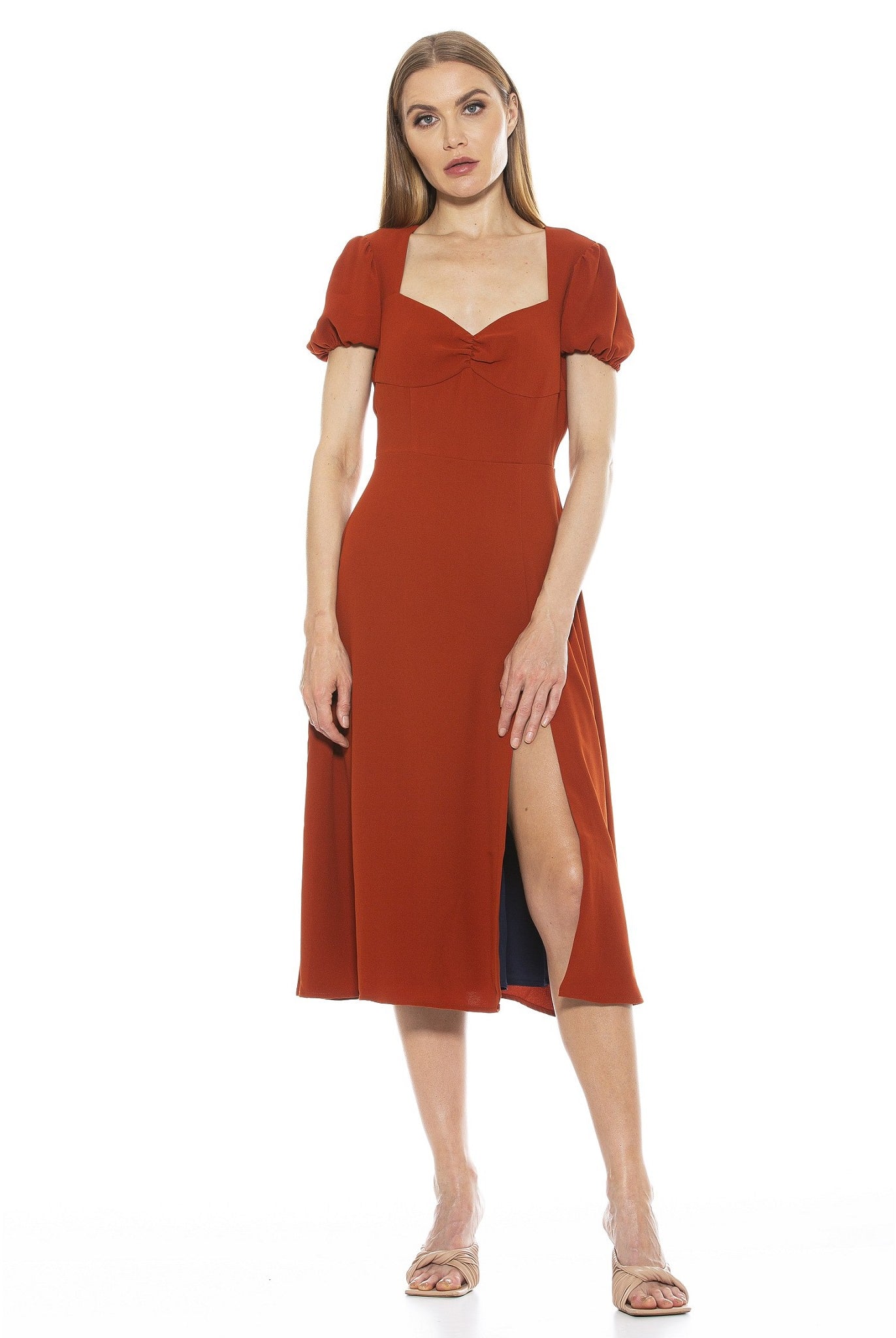 Gracie Sweetheart Print Dress - ALEXIA ADMOR