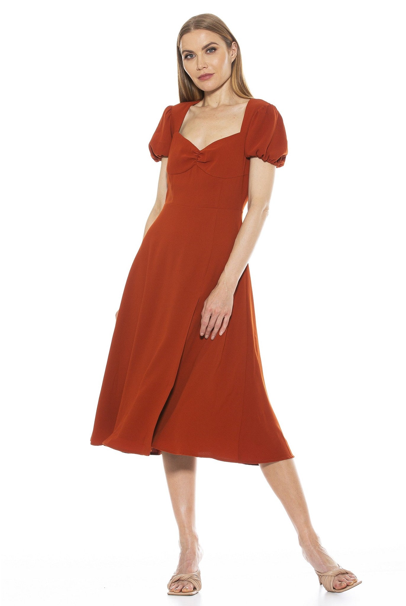 Gracie Sweetheart Print Dress - ALEXIA ADMOR