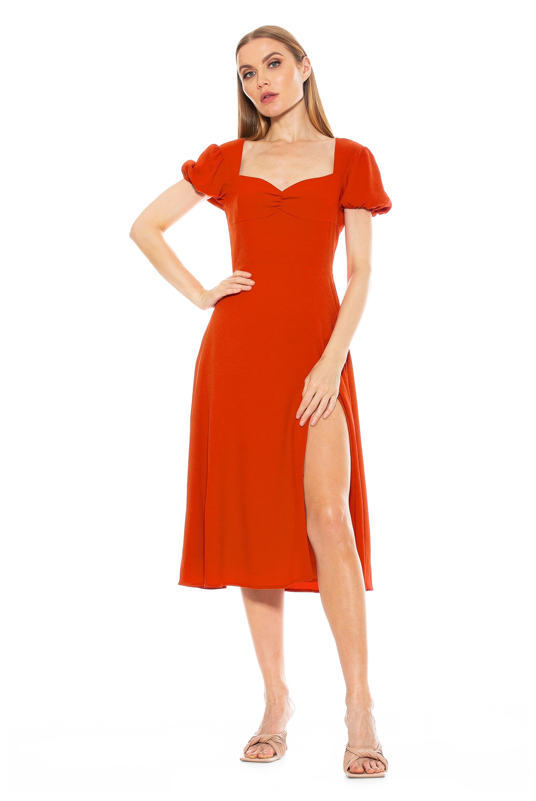 Gracie Sweetheart Print Dress - ALEXIA ADMOR