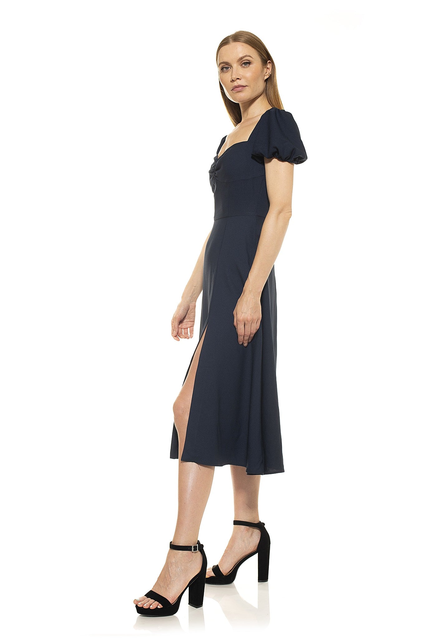 Gracie Sweetheart Print Dress - ALEXIA ADMOR