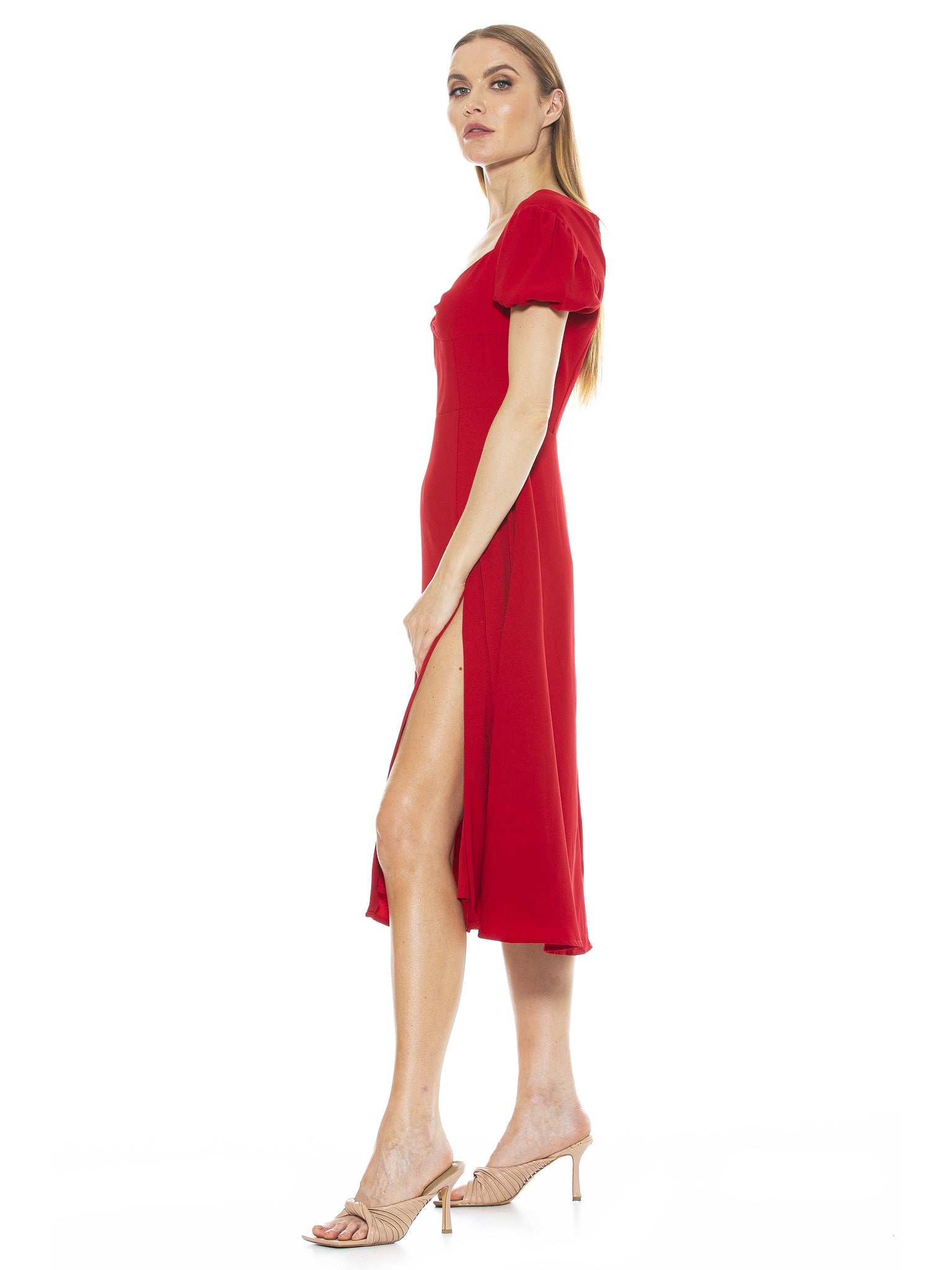 Gracie Sweetheart Print Dress - ALEXIA ADMOR