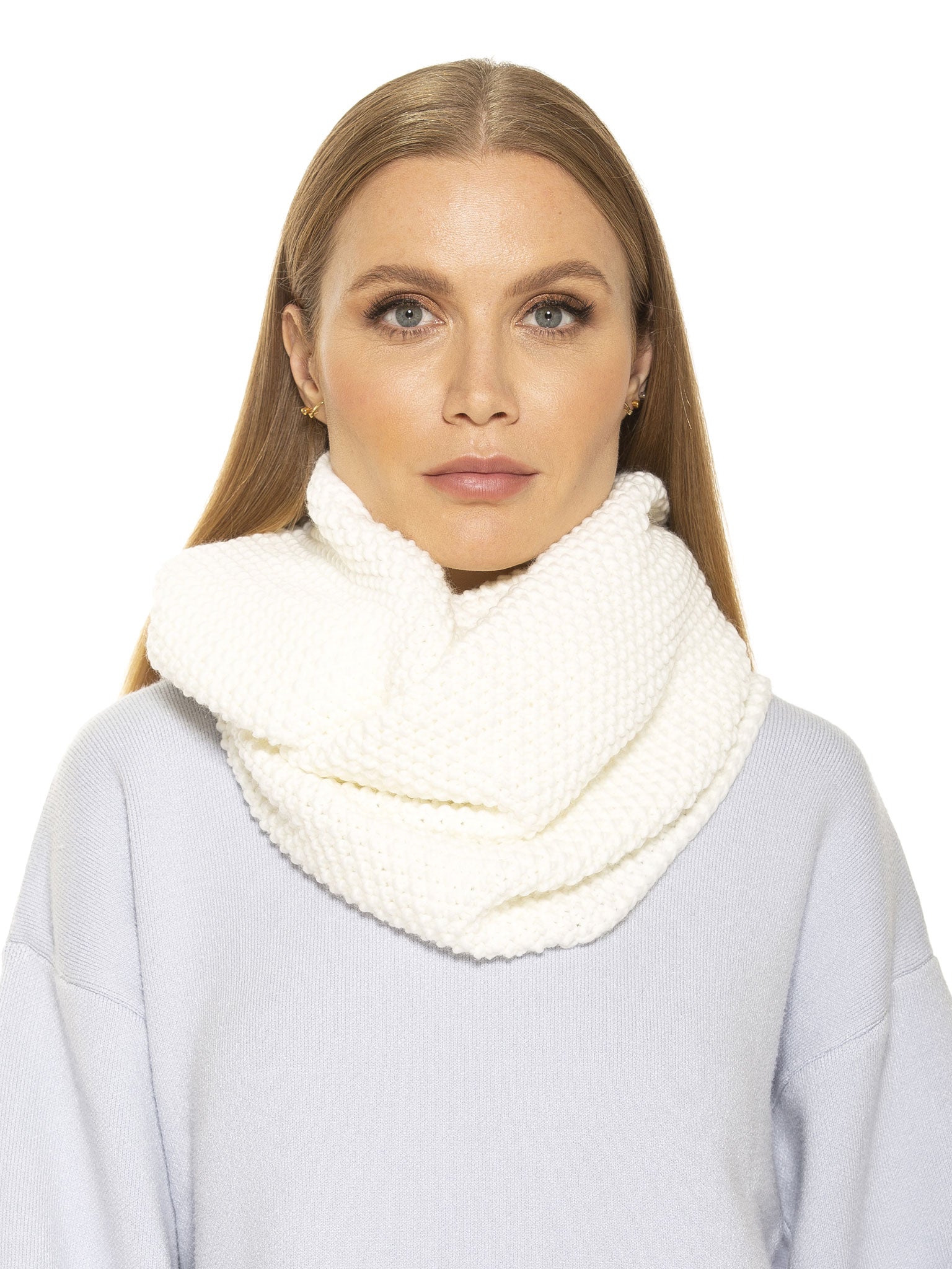 Taylor Popcorn Knit Snood - ALEXIA ADMOR