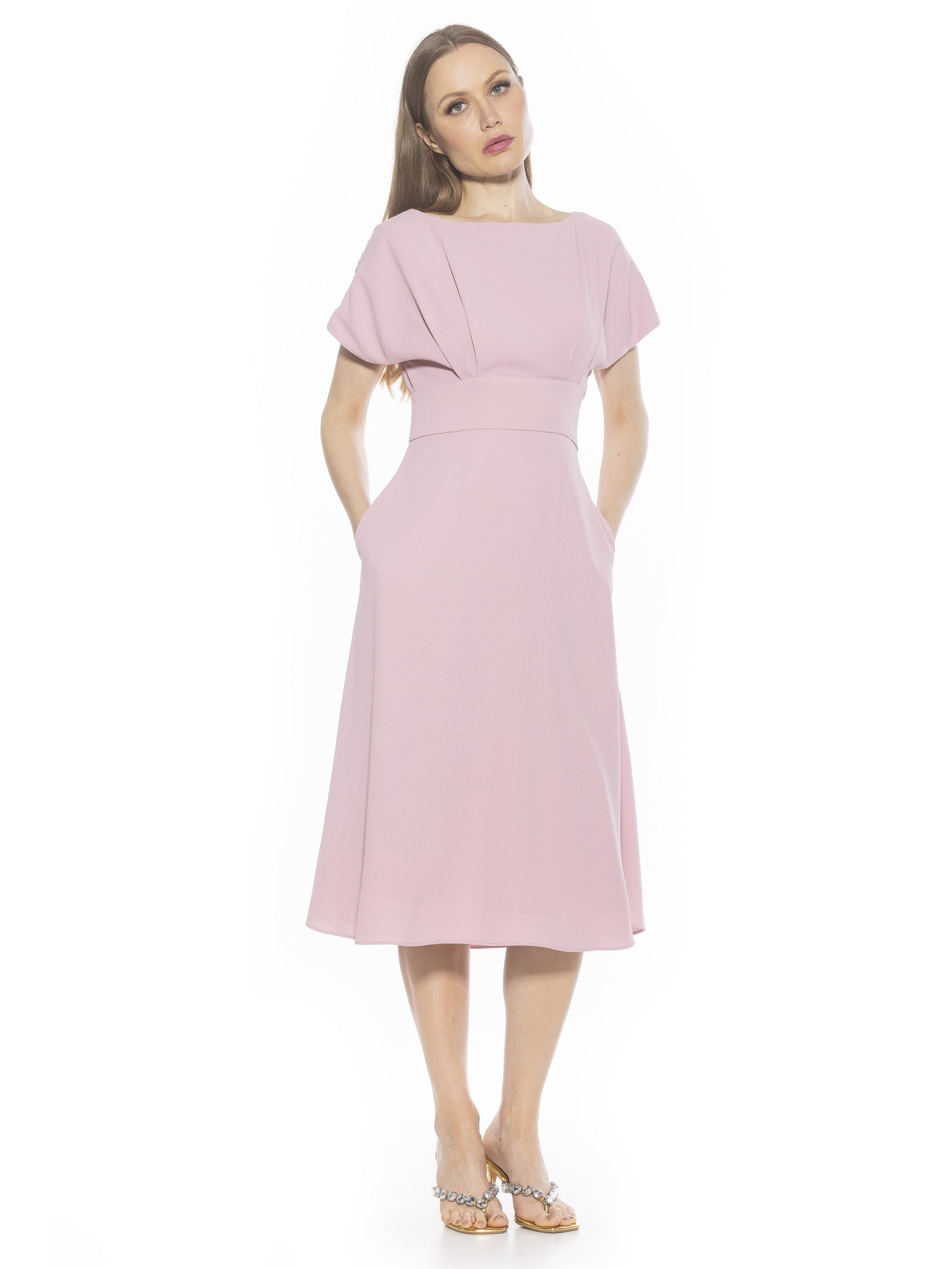 Lottie Short Sleeve Dolman Dress