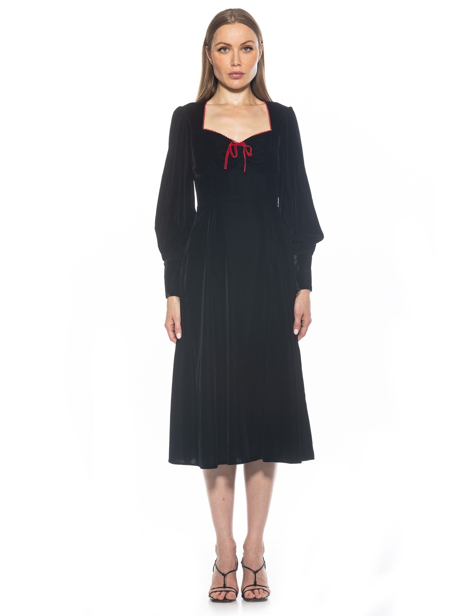 Alexia Admor Willa A-Line Dress, 8 / Black