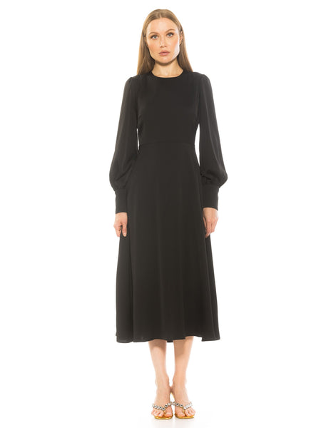 Alexia Admor Women's Sophie Crewneck Fit and Flare Dress, Lilac, 6 Alexia Admor Women's Sophie Crewneck Fit and Flare Dress, Lilac, 6