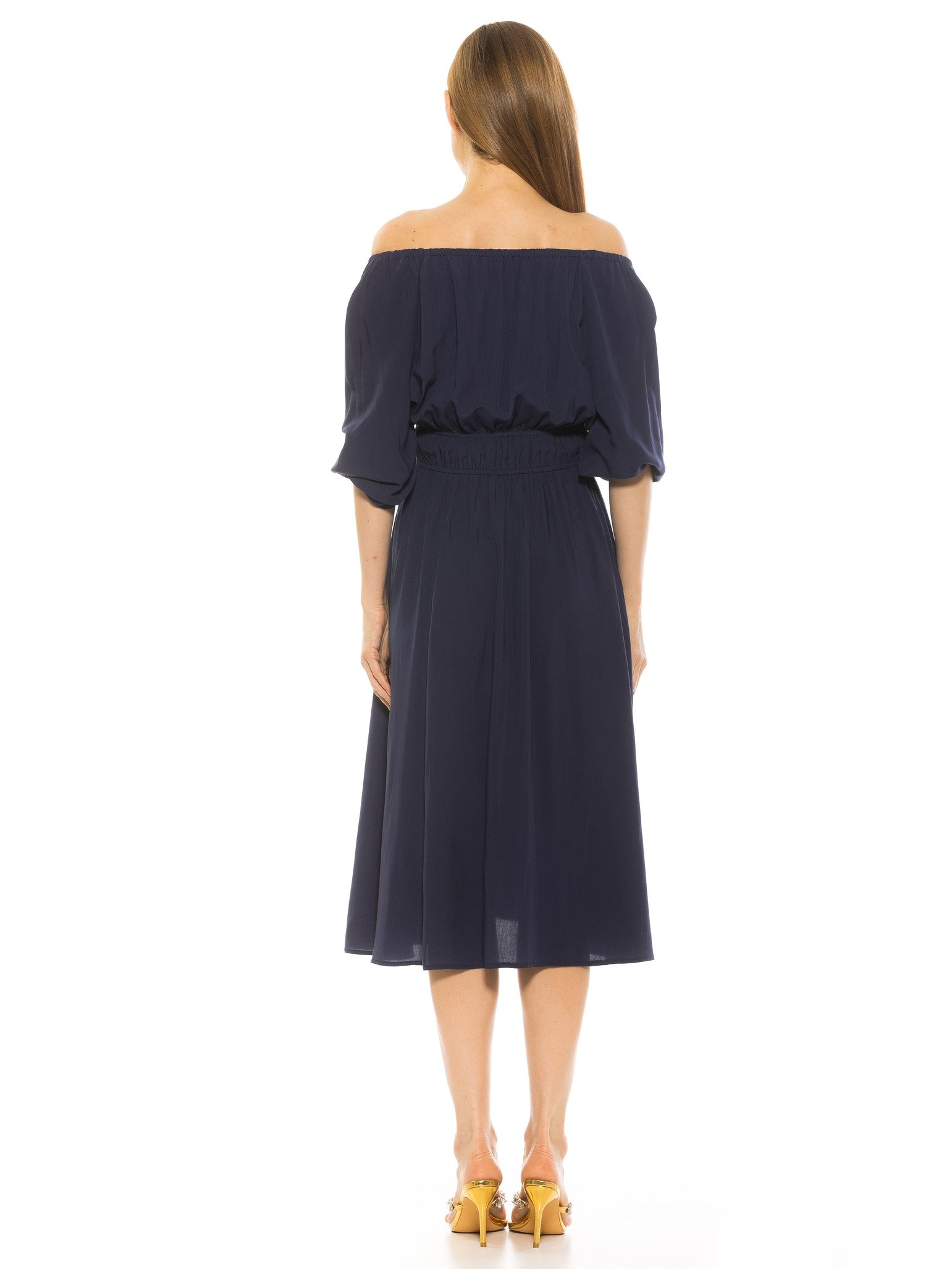 Emily Scoop Neck Dress Navy / XL Emily Scoop Neck Dress Navy / XL
