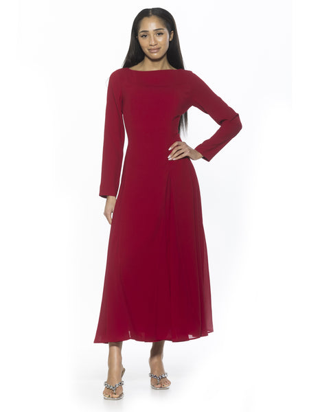 Alexia Admor ★ Elodie フローラル 長袖 マキシ丈 ワンピース Elodie Dress – ALEXIA ADMOR