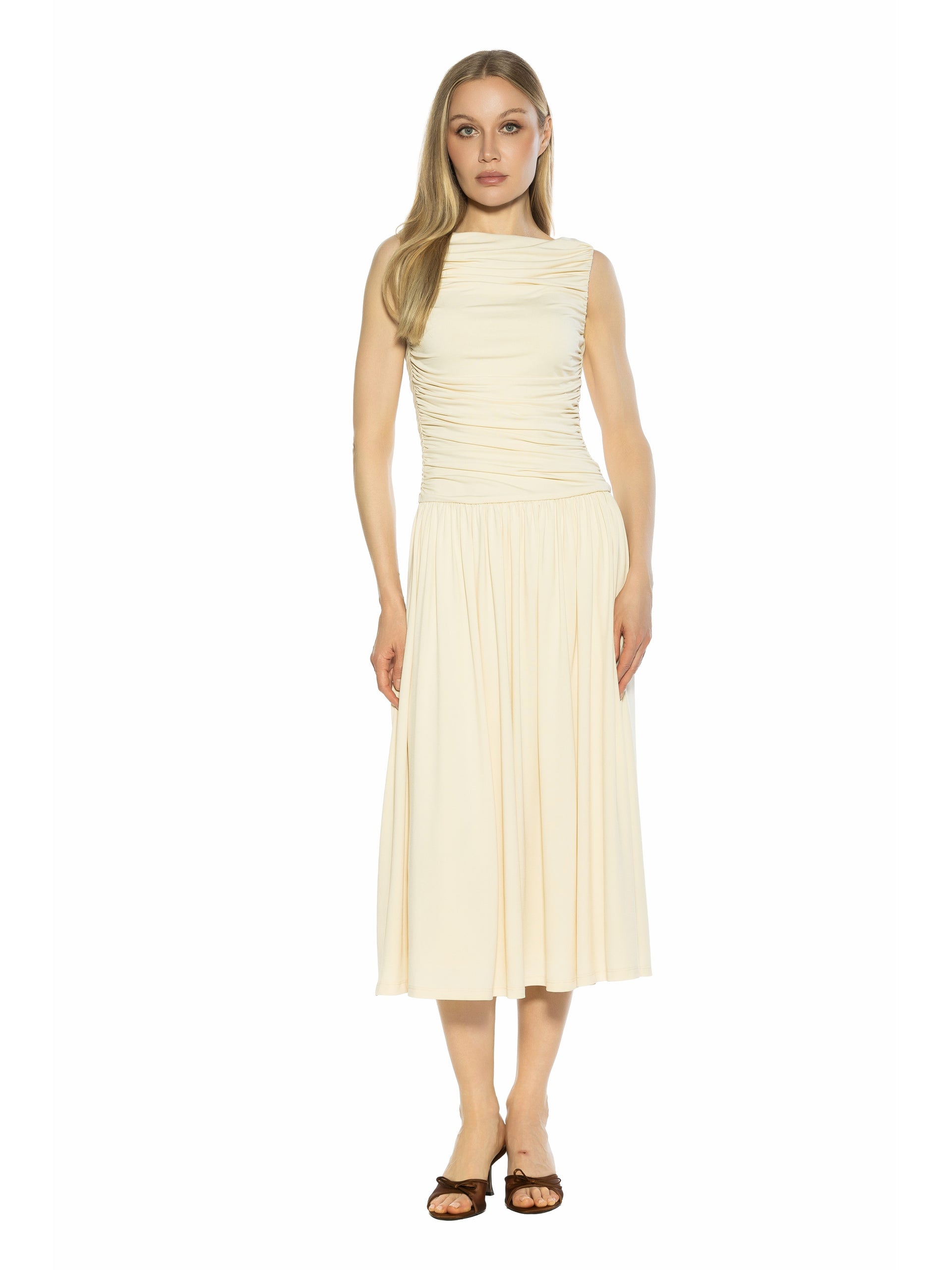 Alexia Admor Women's Lumi Portrait Midi Dress - Red