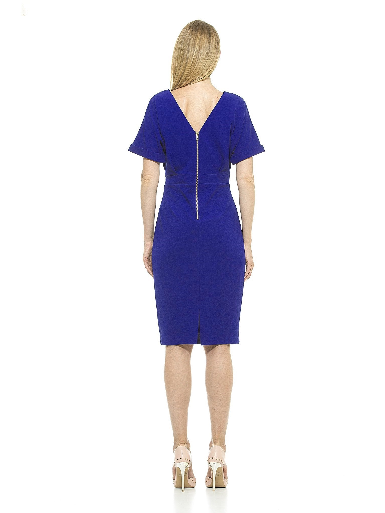Jacqueline Dolman Sleeve Sheath - ALEXIA ADMOR
