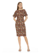 Jacqueline Dolman Sleeve Sheath - ALEXIA ADMOR