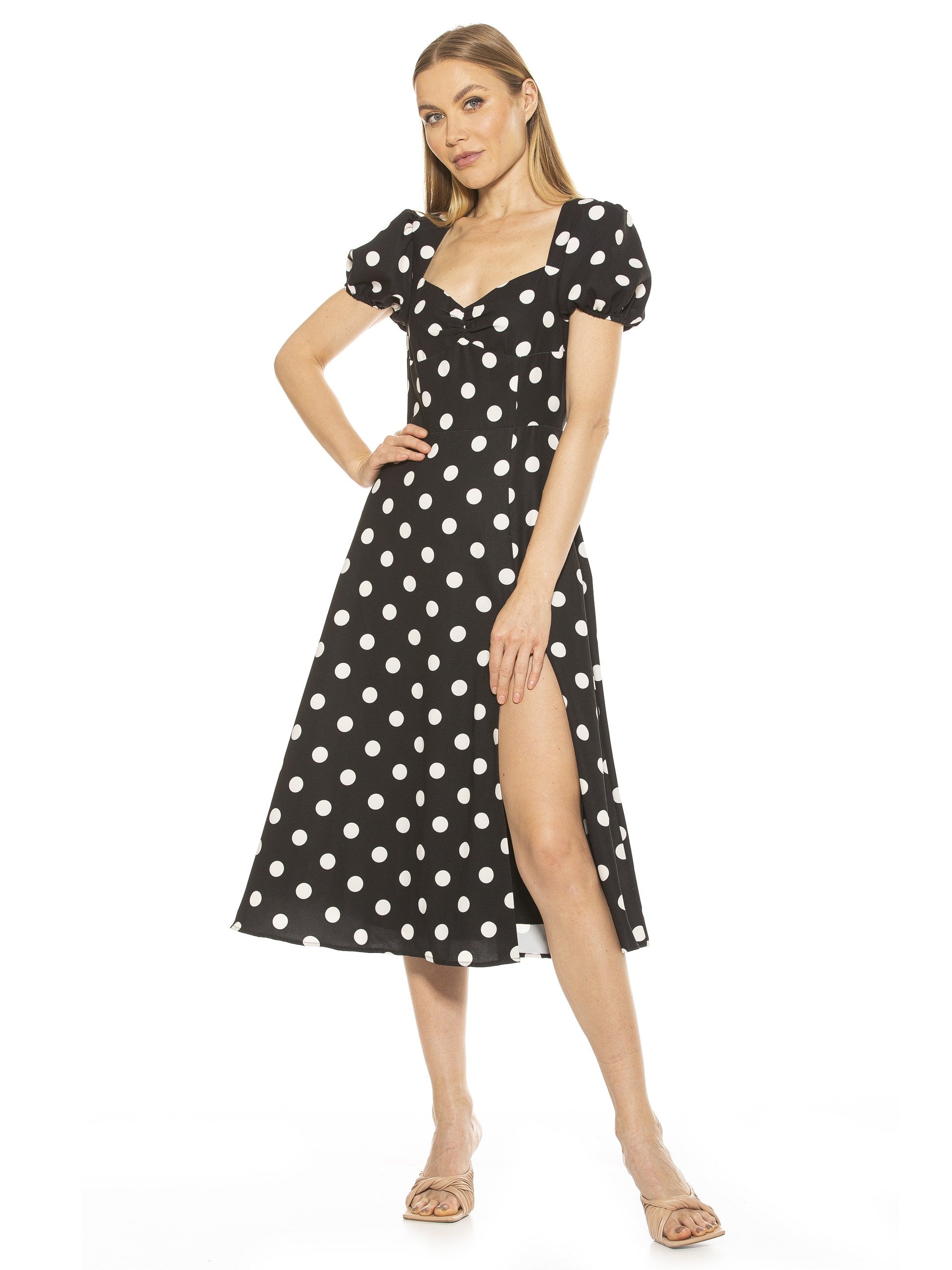 Gracie Sweetheart Print Dress - ALEXIA ADMOR