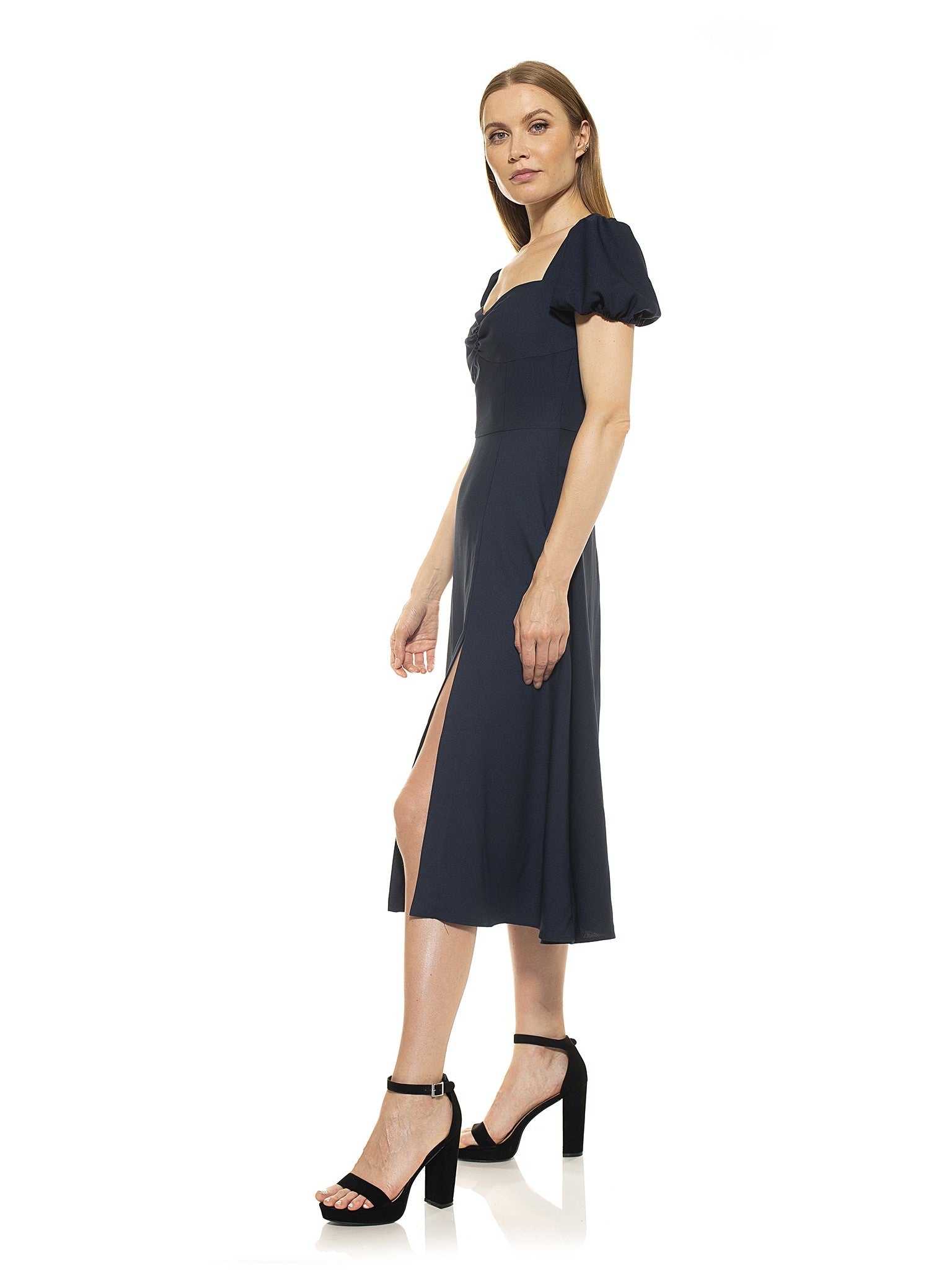 Gracie Sweetheart Print Dress - ALEXIA ADMOR