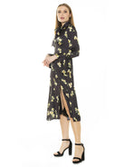 Gemma Bow Tie Button Down Dress - ALEXIA ADMOR