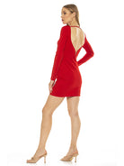 LOW V BACK MINIDRESS - ALEXIA ADMOR