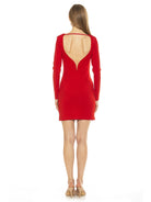 LOW V BACK MINIDRESS - ALEXIA ADMOR