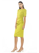 CATALEYA CREWNECK DRAPED SHEATH - ALEXIA ADMOR