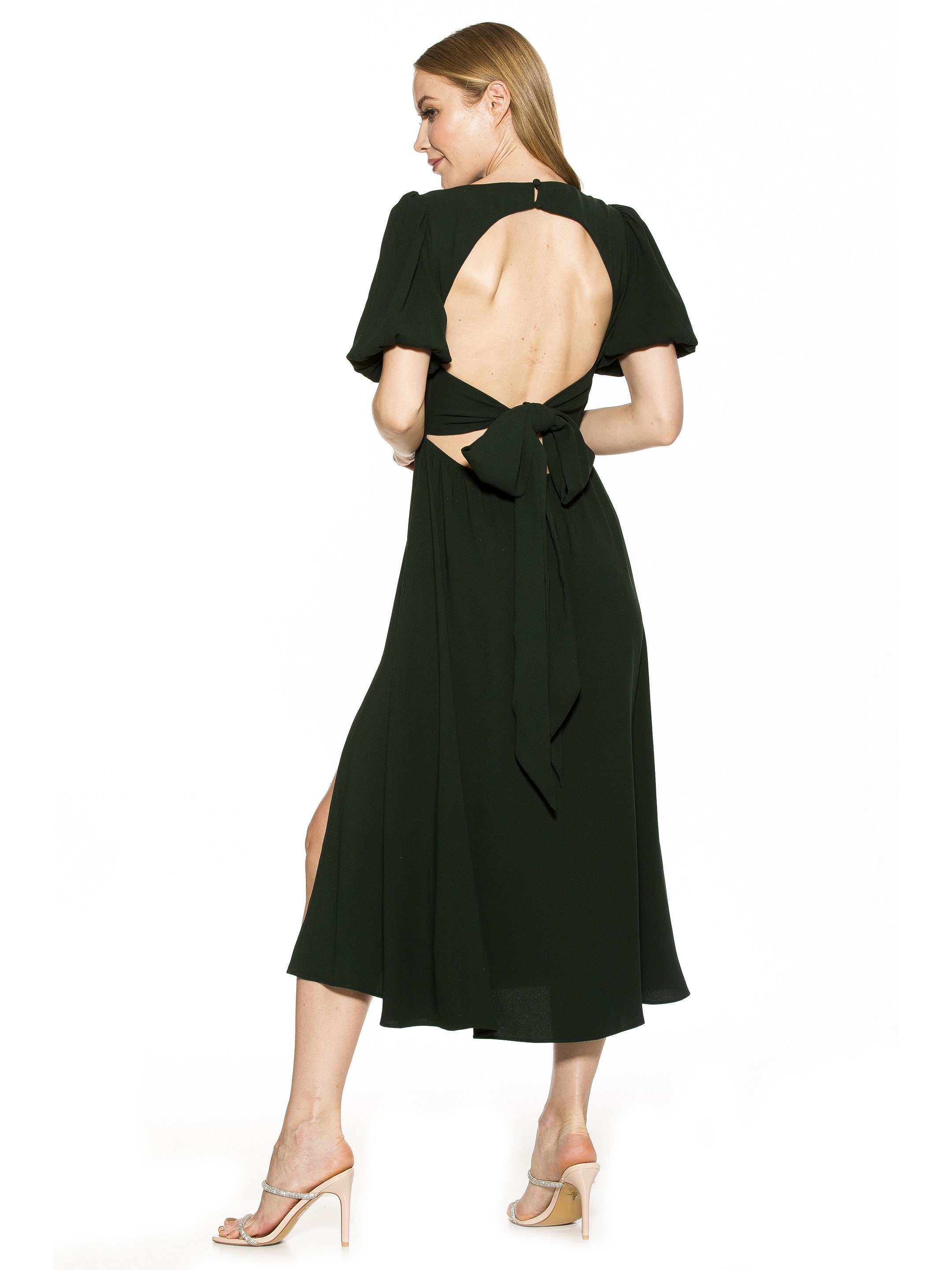Alexia Admor Women's Blaire Open Back Dress, Navy Blue, 6 Alexia Admor Women's Blaire Open Back Dress, Navy Blue, 6