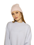 Rebecca Soft Beanie With Faux Pearls - ALEXIA ADMOR