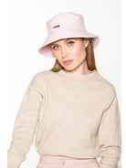 CARRIE PLEATHER BUCKET HAT - ALEXIA ADMOR