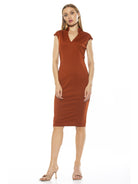 Katrina Military Midi Dress - ALEXIA ADMOR